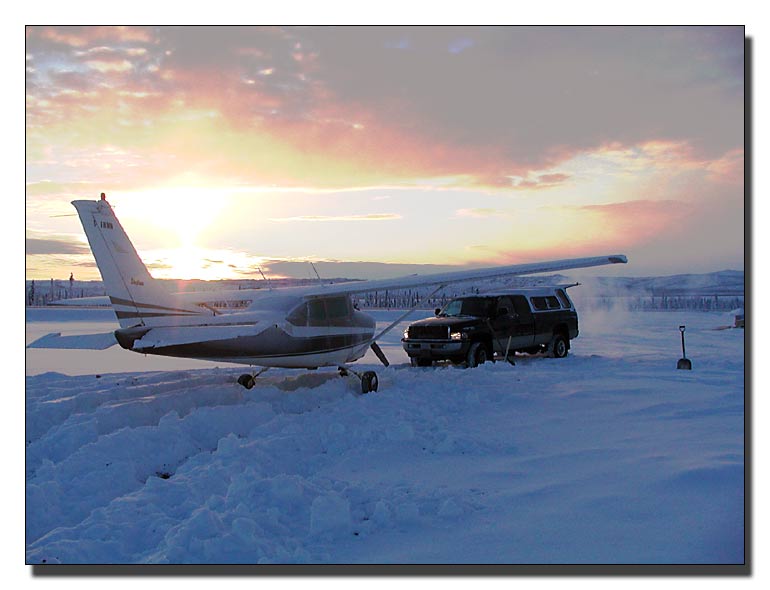 Sunrise at Inuvik