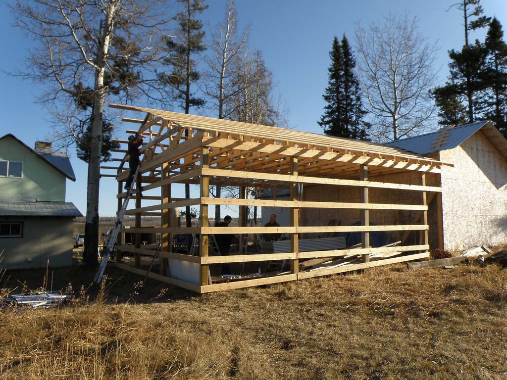 New Garage under construction