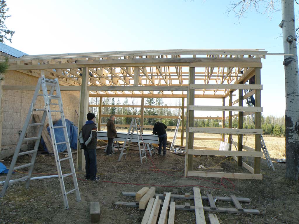 New Garage under construction